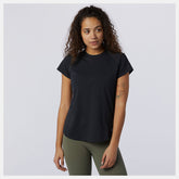 Black Q Speed Fuel Jacquard Short Sleeve / New Balance Women