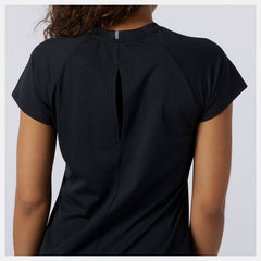 Black Q Speed Fuel Jacquard Short Sleeve / New Balance Women
