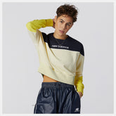 Clear Yellow NB Athletics Crew Fleece / New Balance Women
