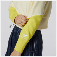 Clear Yellow NB Athletics Crew Fleece / New Balance Women