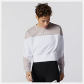 White Multi NB Athletics Crew Fleece / New Balance Women