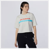 Sea Salt Heather NB Essentials Field Day Boxy Tee / New Balance Women