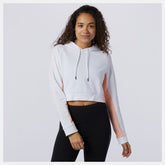 White Sport Style Optiks Hoodie / New Balance Women