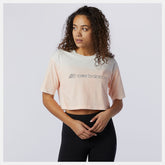 Cloud Pink Sport Style Optiks Gradient Spray Tee / New Balance Women