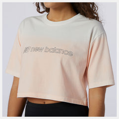 Cloud Pink Sport Style Optiks Gradient Spray Tee / New Balance Women