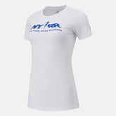 White RFL Graphic Short Sleeve / New Balance Women