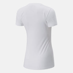 White RFL Graphic Short Sleeve / New Balance Women