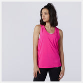 Pink Glo Relentless Sweat Tank / New Balance Women