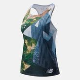 Multi Color NYC Marathon Printed Singlet / New Balance Women
