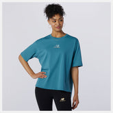 Sea NB Athletics Higher Learning Graphic Tee / New Balance Women