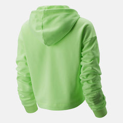 Bleached Lime Glo NB Essentials NBX Hoodie / New Balance Women