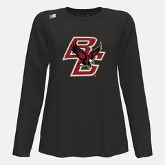 Team Black NB Long Sleeve Tech Tee(Boston College) / New Balance Women