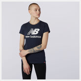 Eclipse Essentials Stacked Logo Tee / New Balance Women