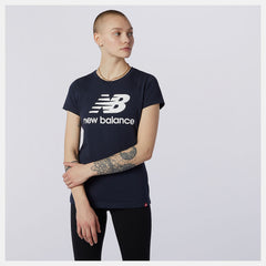 Eclipse Essentials Stacked Logo Tee / New Balance Women