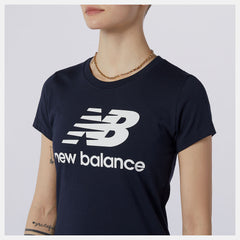 Eclipse Essentials Stacked Logo Tee / New Balance Women