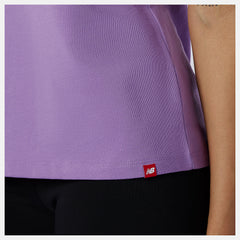 Heliotrope Essentials Stacked Logo Tee / New Balance Women