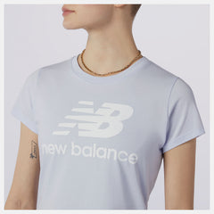 Grey Essentials Stacked Logo Tee / New Balance Women