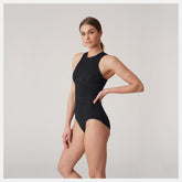 Black Bandier Brief Bodysuit / New Balance Women