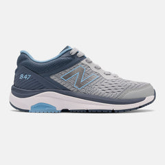 Light Aluminum/Vintage Indigo and Team Carolina 847v4 / New Balance Women