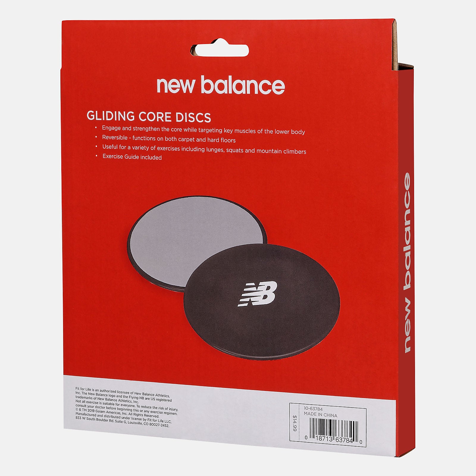 Black Sliding Core Discs / New Balance Women|Men