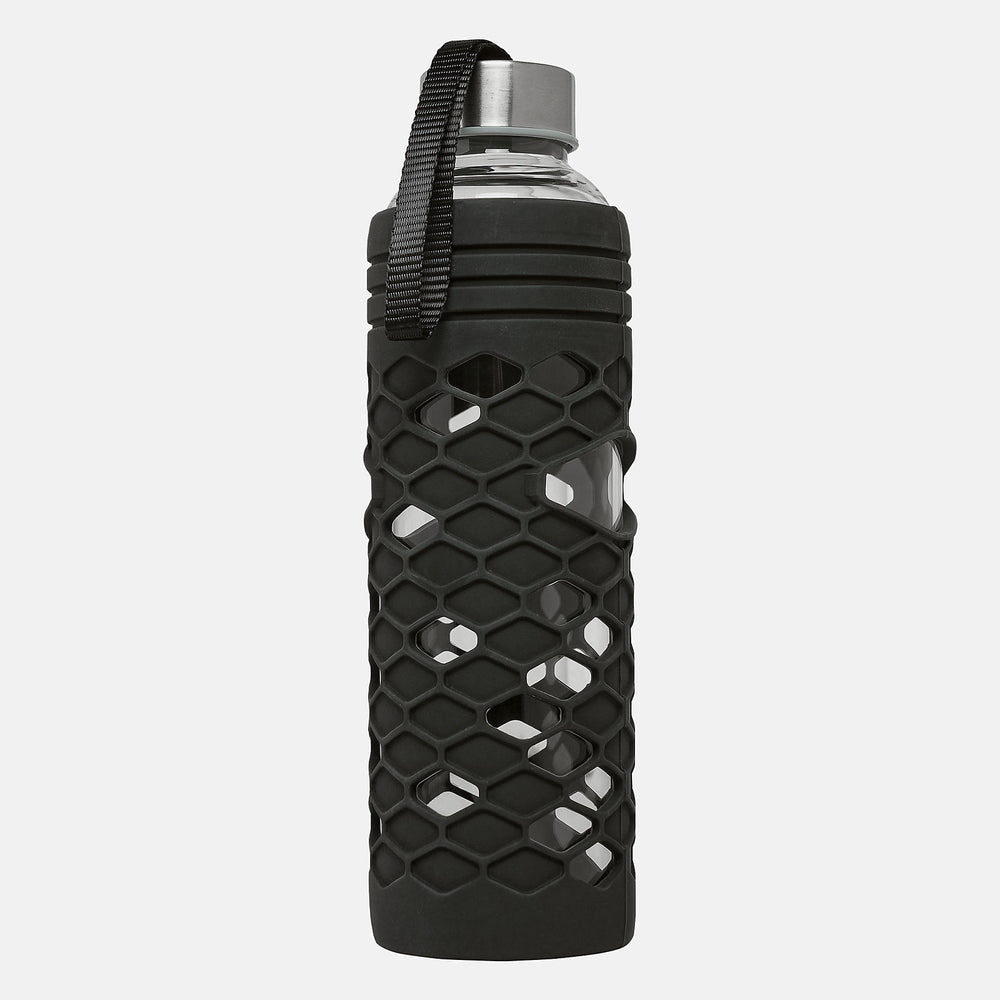 Black 20 oz Glass Water Bottle / New Balance Women|Men