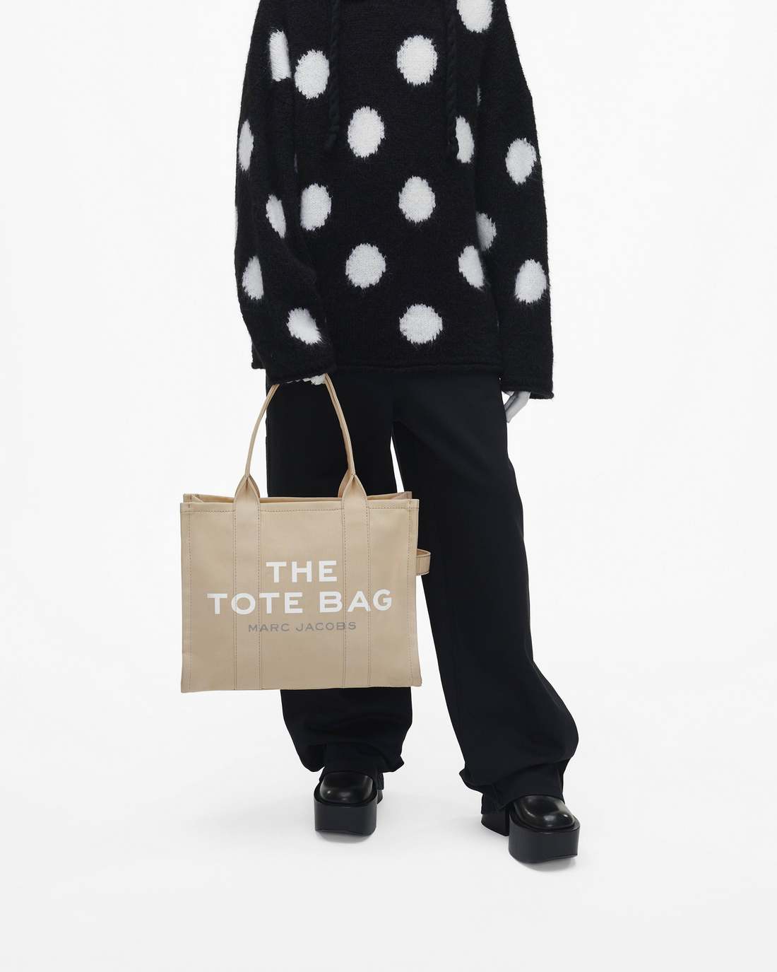 Marc Jacobs The Canvas Large Tote Bag Beige BAGS