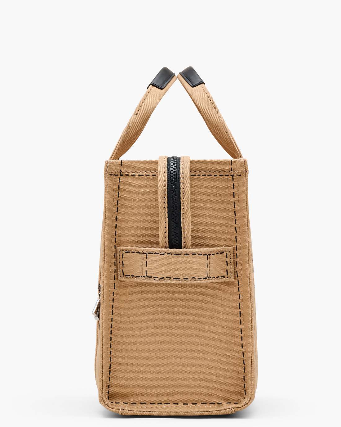 Marc Jacobs The Trompe L'Oeil Charm Canvas Medium Tote Bag Camel Multi BAGS