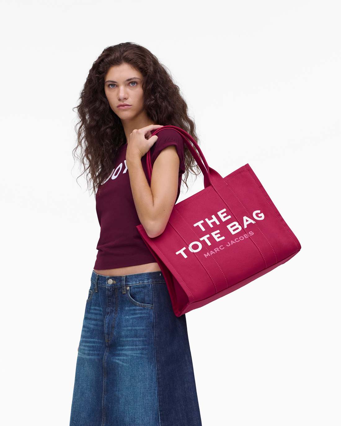 Marc Jacobs The Canvas Large Tote Bag Raspberry Pink BAGS|NEW ARRIVALS
