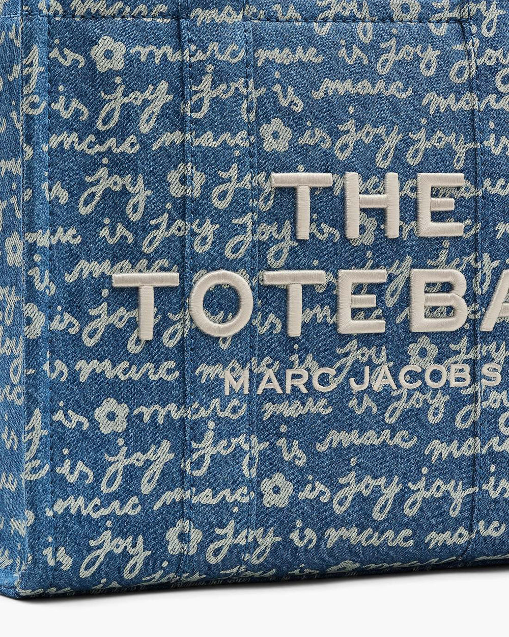 Marc Jacobs The Joy Denim Medium Tote Bag Indigo Multi BAGS