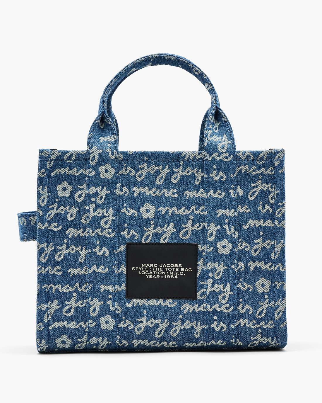 Marc Jacobs The Joy Denim Small Tote Bag Indigo Multi BAGS