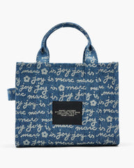 Marc Jacobs The Joy Denim Small Tote Bag Indigo Multi BAGS