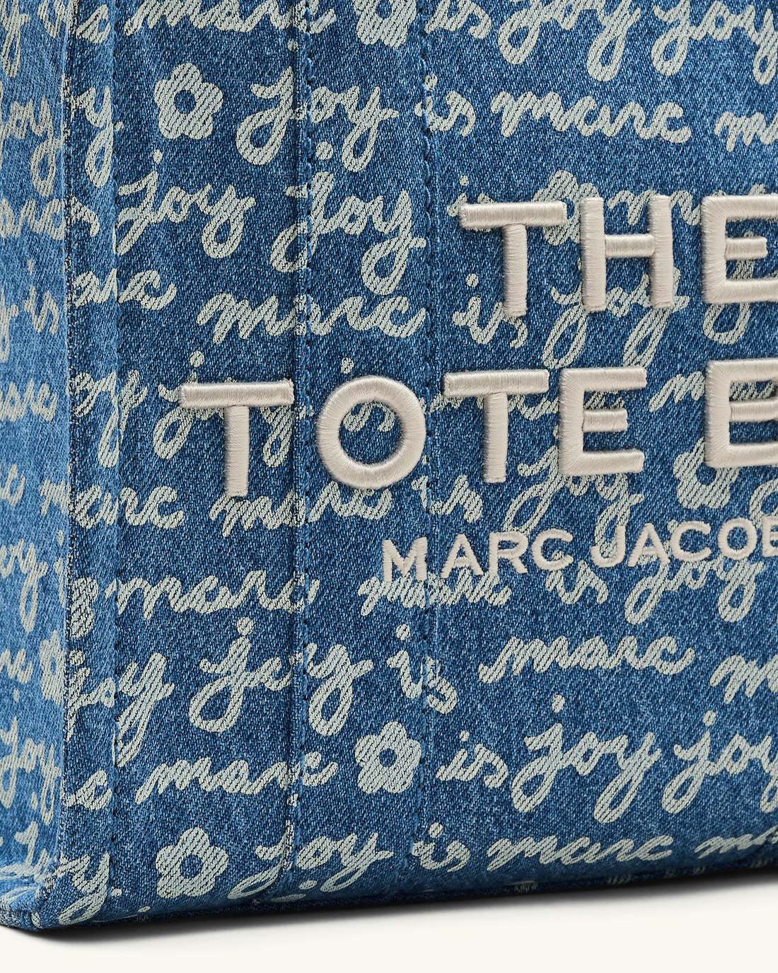 Marc Jacobs The Joy Denim Small Tote Bag Indigo Multi BAGS