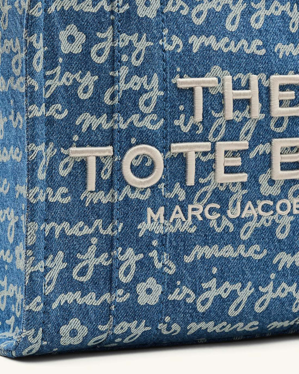 Marc Jacobs The Joy Denim Small Tote Bag Indigo Multi BAGS