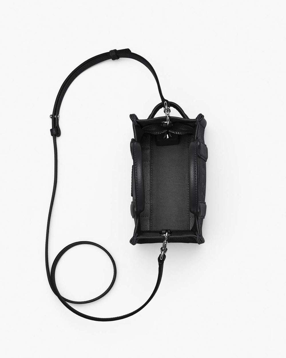 Marc Jacobs The Leather Crossbody Tote Bag Black BAGS