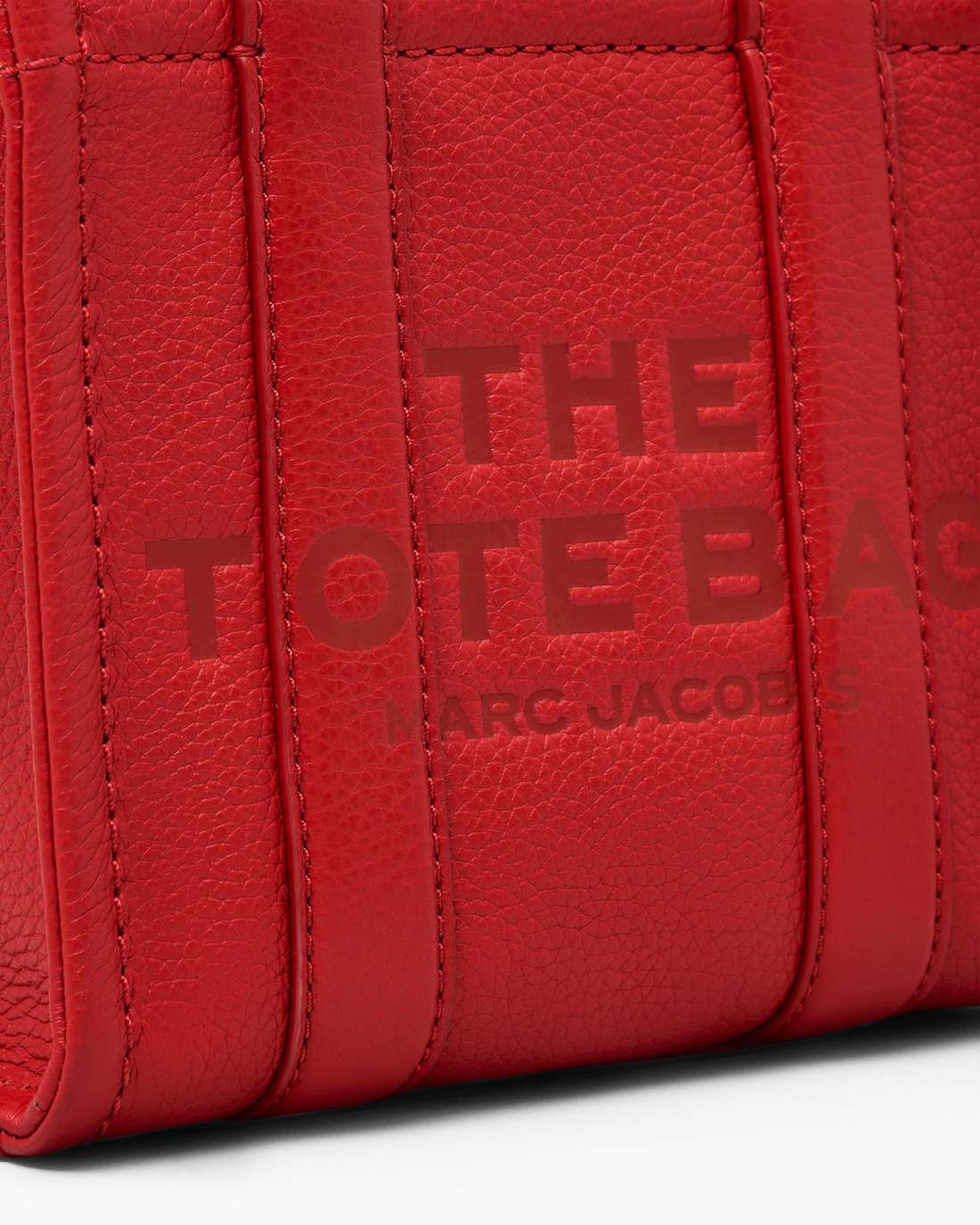 Marc Jacobs The Leather Crossbody Tote Bag True Red BAGS