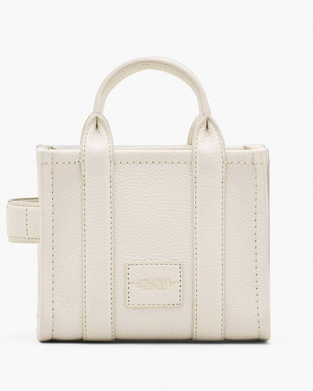 Marc Jacobs The Leather Crossbody Tote Bag Cotton/Silver BAGS