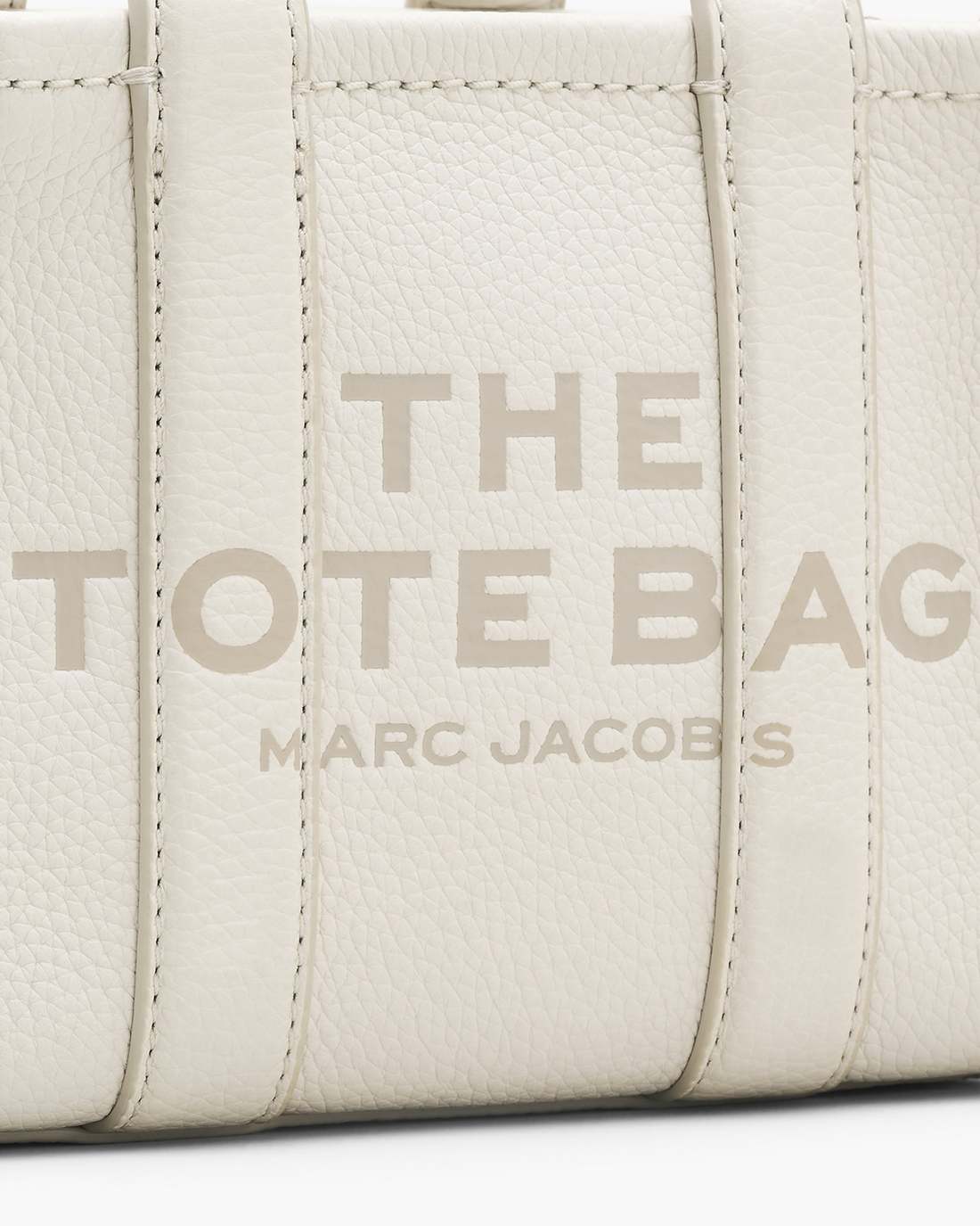 Marc Jacobs The Leather Crossbody Tote Bag Cotton/Silver BAGS