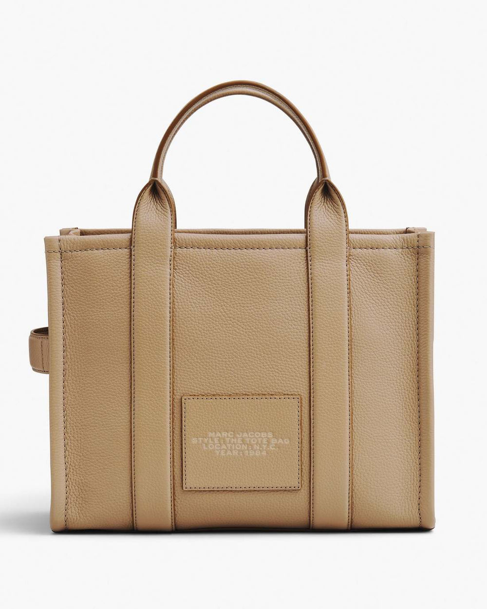 Marc Jacobs The Leather Medium Tote Bag Camel BAGS