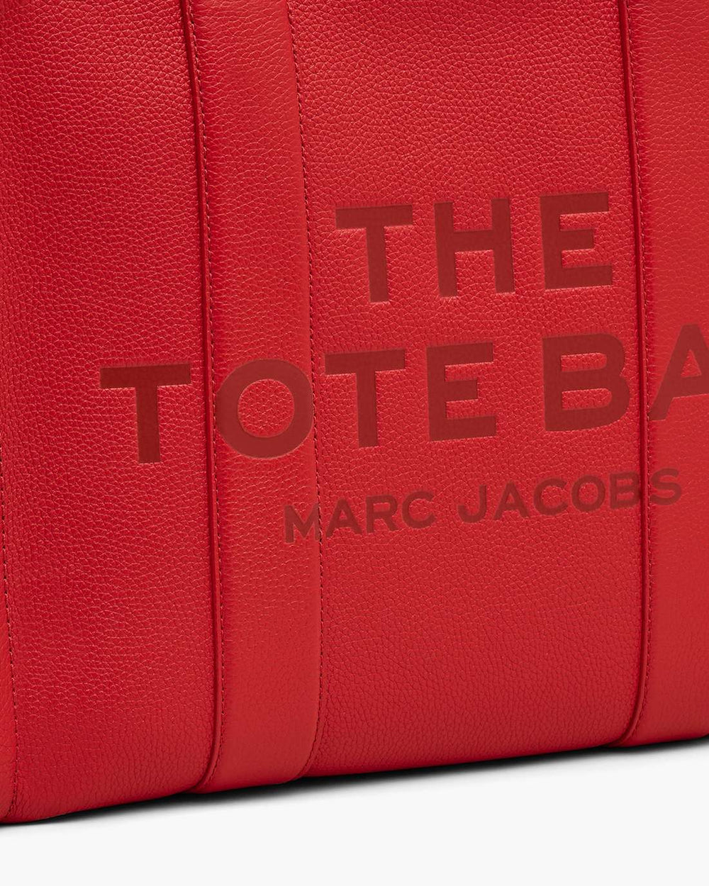 Marc Jacobs The Leather Large Tote Bag True Red BAGS