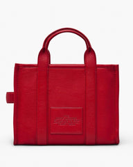 Marc Jacobs The Leather Medium Tote Bag True Red BAGS