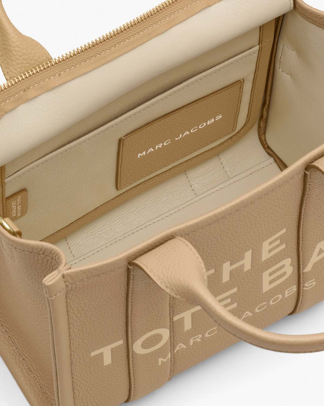 Marc Jacobs The Leather Small Tote Bag Camel BAGS