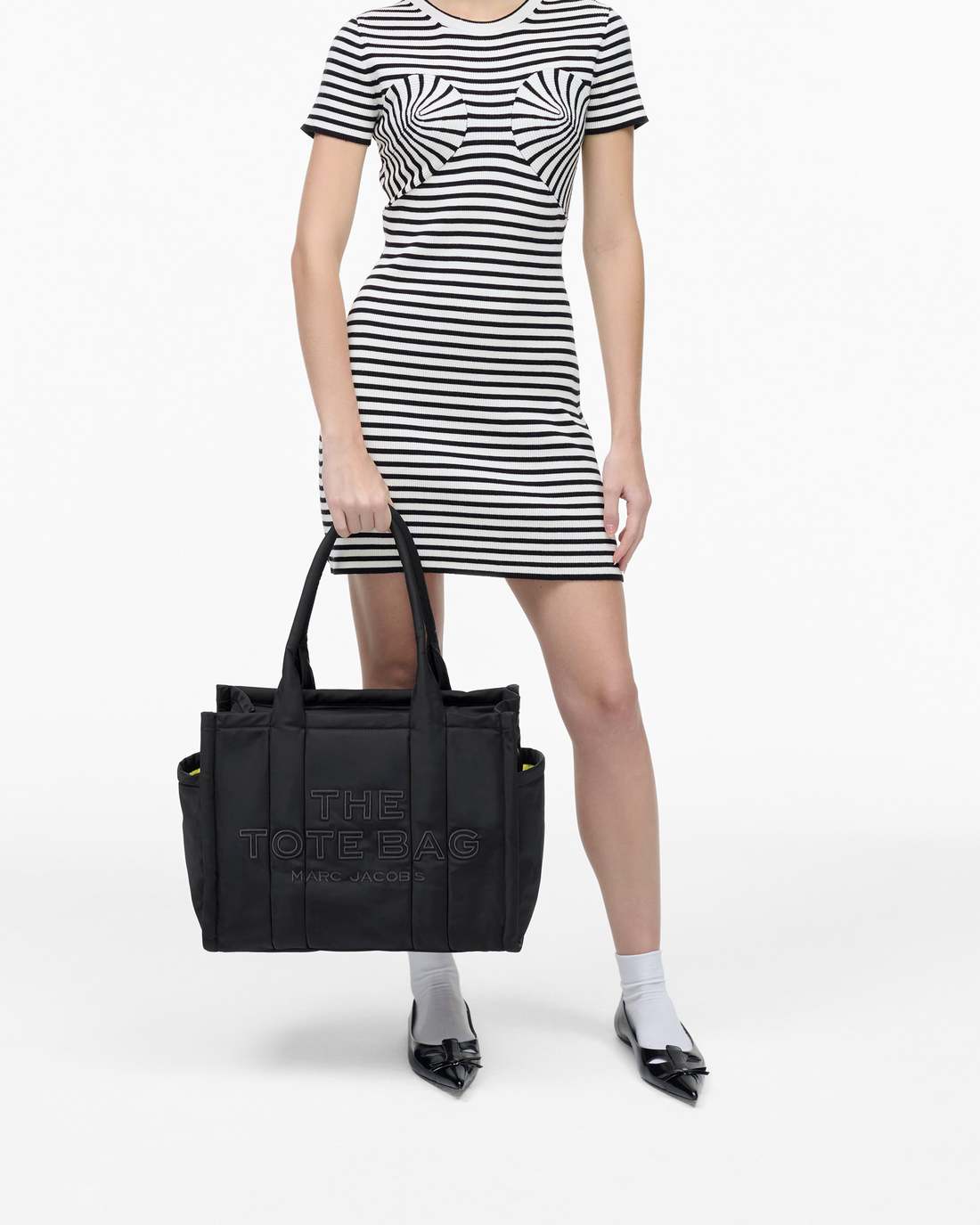 Marc Jacobs The Puffy Nylon Large Tote Bag Black BAGS