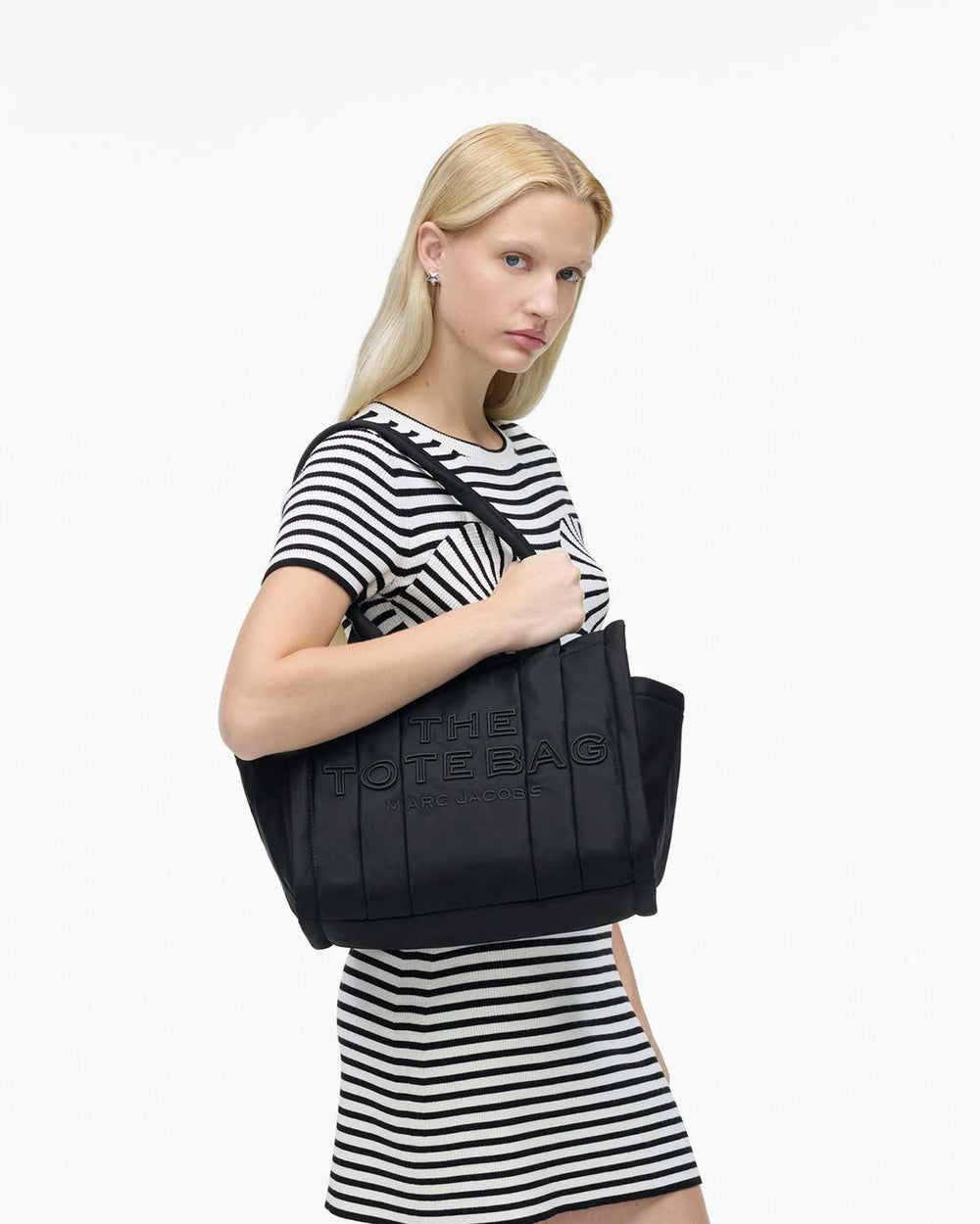 Marc Jacobs The Puffy Nylon Medium Tote Bag Black BAGS