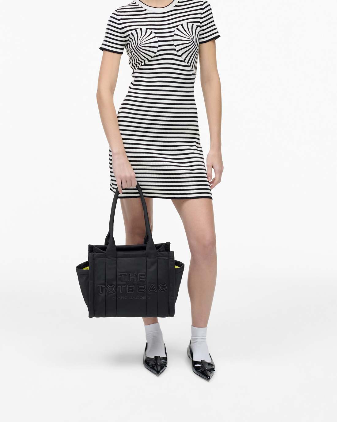 Marc Jacobs The Puffy Nylon Medium Tote Bag Black BAGS