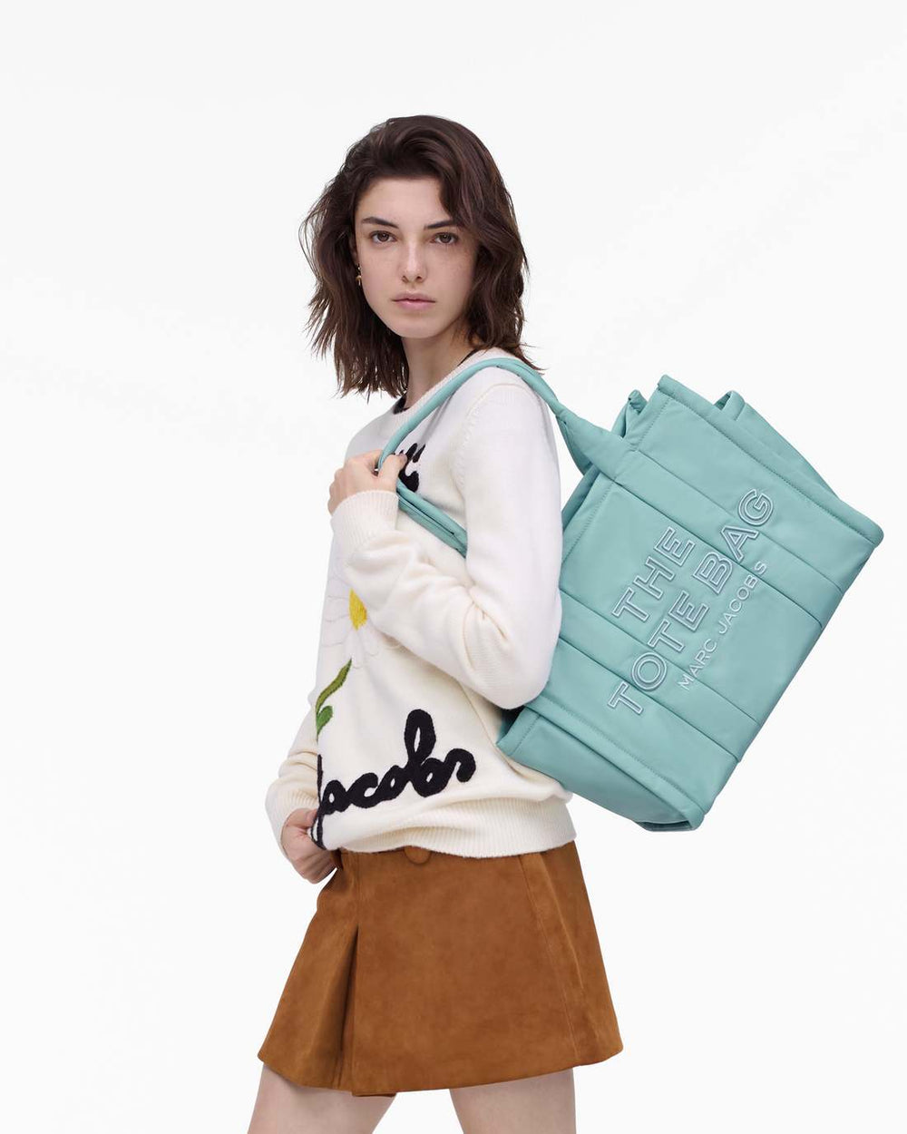 Marc Jacobs The Puffy Nylon Large Tote Bag Sky Blue BAGS|NEW ARRIVALS