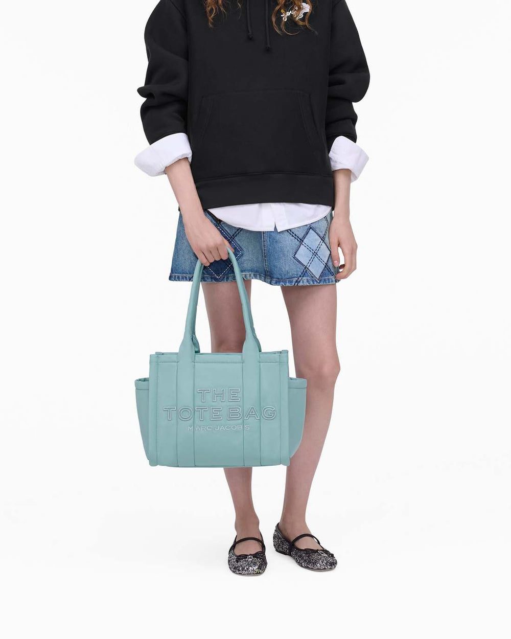 Marc Jacobs The Puffy Nylon Medium Tote Bag Sky Blue BAGS|NEW ARRIVALS