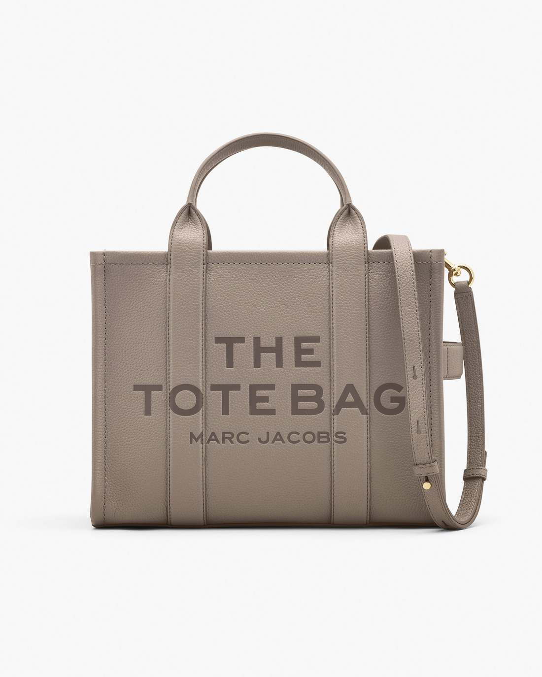 Marc Jacobs The Leather Medium Tote Bag Cement BAGS