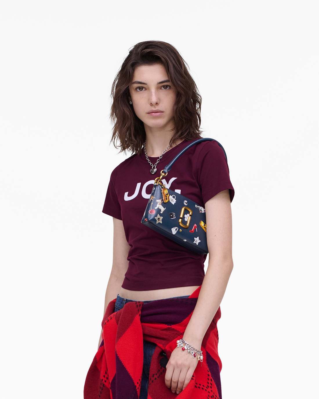 Marc Jacobs The Trinket Snapshot Convertible Shoulder Bag Navy Multi BAGS|WALLETS|NEW ARRIVALS