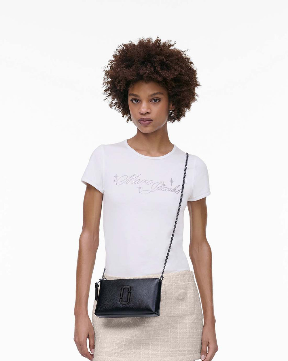 Marc Jacobs The Snapshot Convertible Shoulder Bag Cloud White Multi BAGS|WALLETS