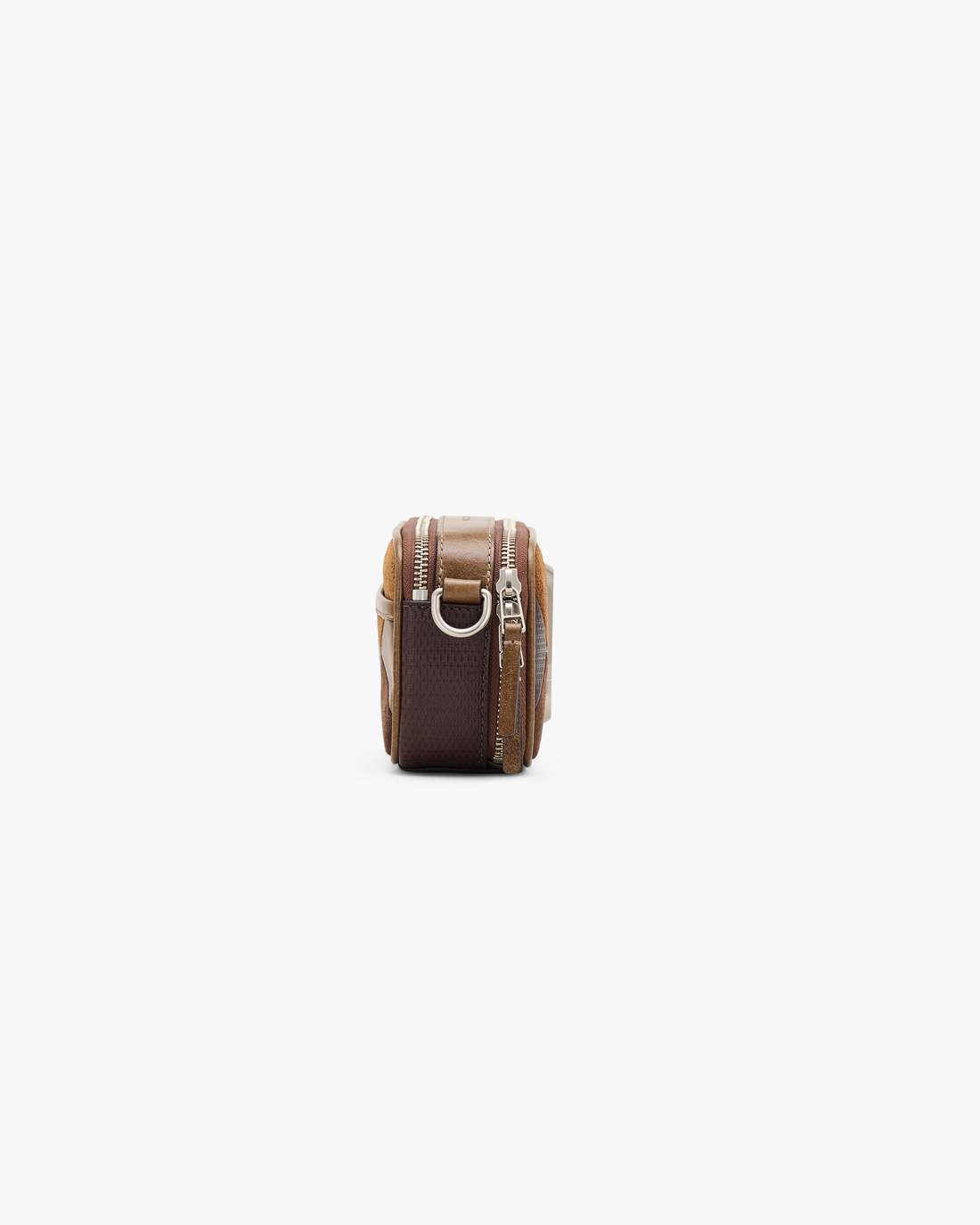Marc Jacobs The Suede Patchwork Snapshot Brown Multi BAGS|NEW ARRIVALS
